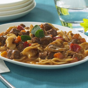 HIGH PROTEIN BEEF STROGANOFF WITH NOODLES ENTREE (Pack of 7)